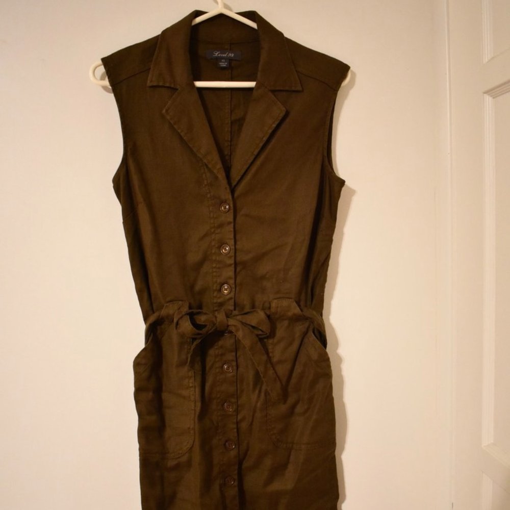 Level 99 Collared Tank Dress